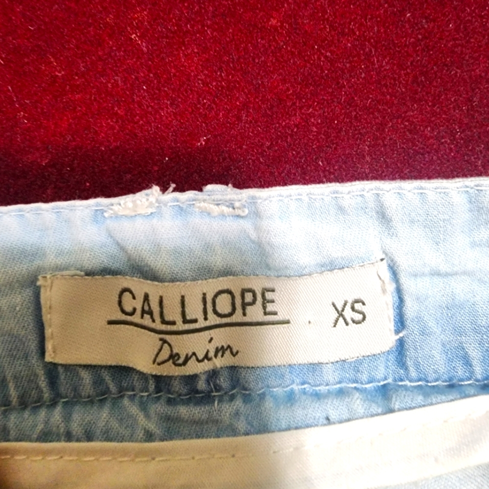 NWOT ... Calliope Collection Denim light blue pants - Picture 6 of 12